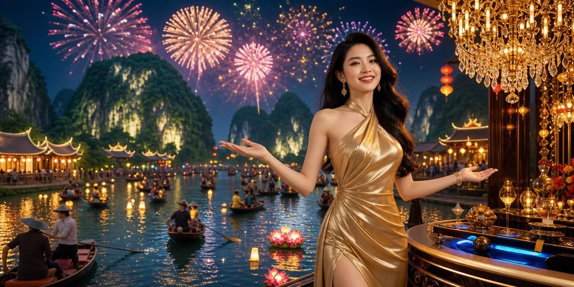 Người chơi tham gia cá cược thể thao tại lễ hội Ninh Bình với không khí sôi động
