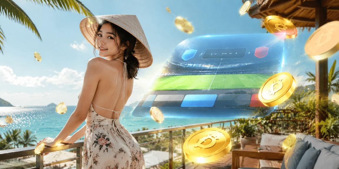 Người chơi cá cược casino tại Phú Quốc với hình ảnh nón lá đặc trưng Việt Nam